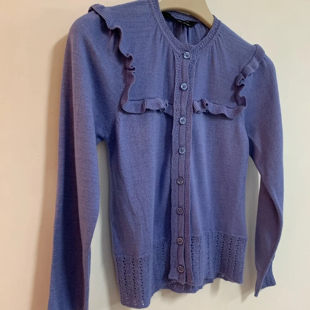 Little Marc Jacobs Ruffle Cardigan - Picture 3 of 8